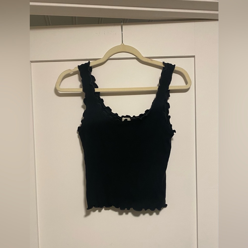 🖤Y2K Vintage Black Crop Top